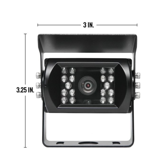 Rear View Safety FHD Waterproof Backup Camera System with 7" Quad View Monitor 4
