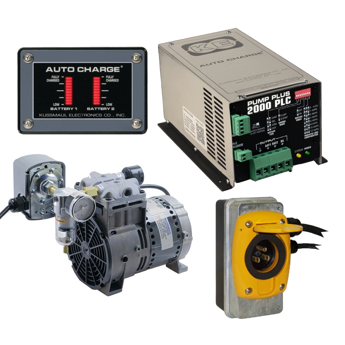 Kussmaul Charger Auto Pump AC & Auto Eject Kits