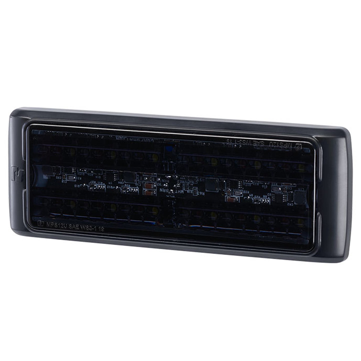 Federal Signal MicroPulse 12 Red/Blue/White-Smoked Lens