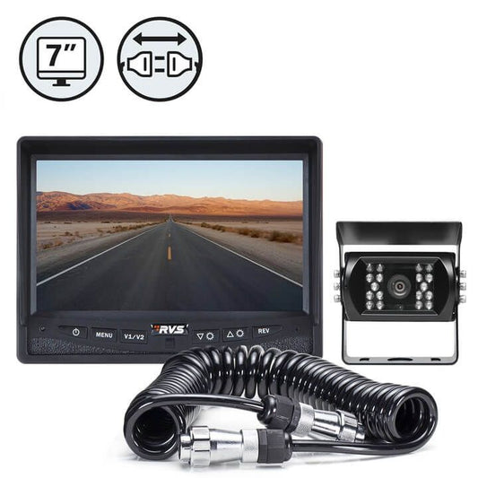 Rear View Safety Backup Camera System with Trailer Tow Quick Connect Kit
