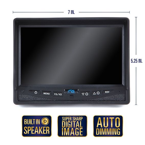 Rear View Safety Backup Camera System With Trailer Tow Quick Connect Kit 2