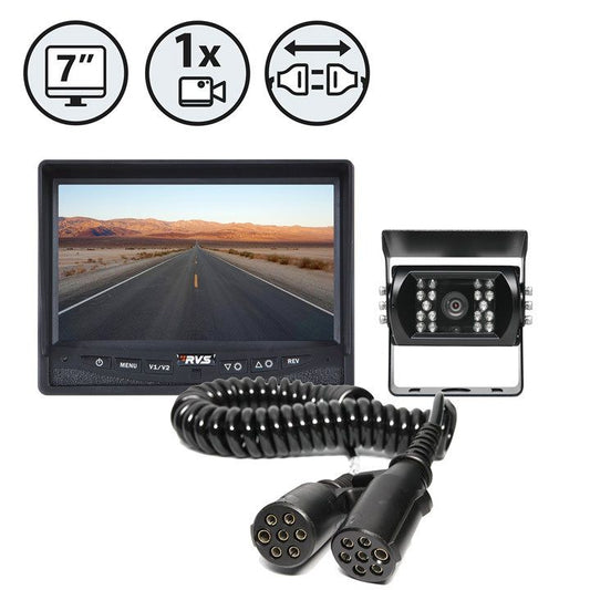 Rear View Safety Backup Camera System With Trailer Tow Quick Connect Kit