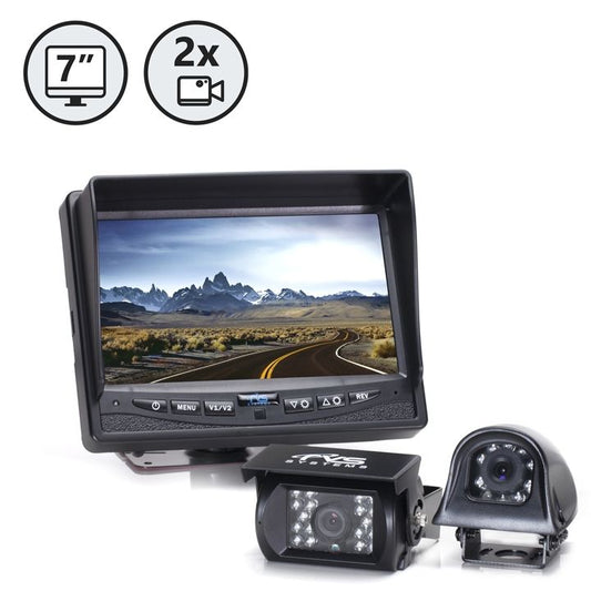 Rear View Safety Backup Camera System with Side Camera