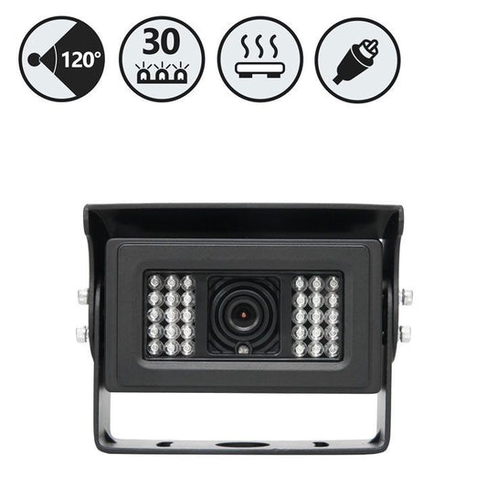 Rear View Safety 120° Heated Backup Camera with 30 Infrared illuminators