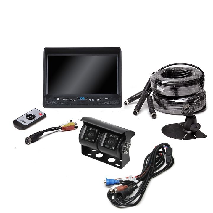 Rear View Safety Backup Camera System with Dual Lens Camera 2