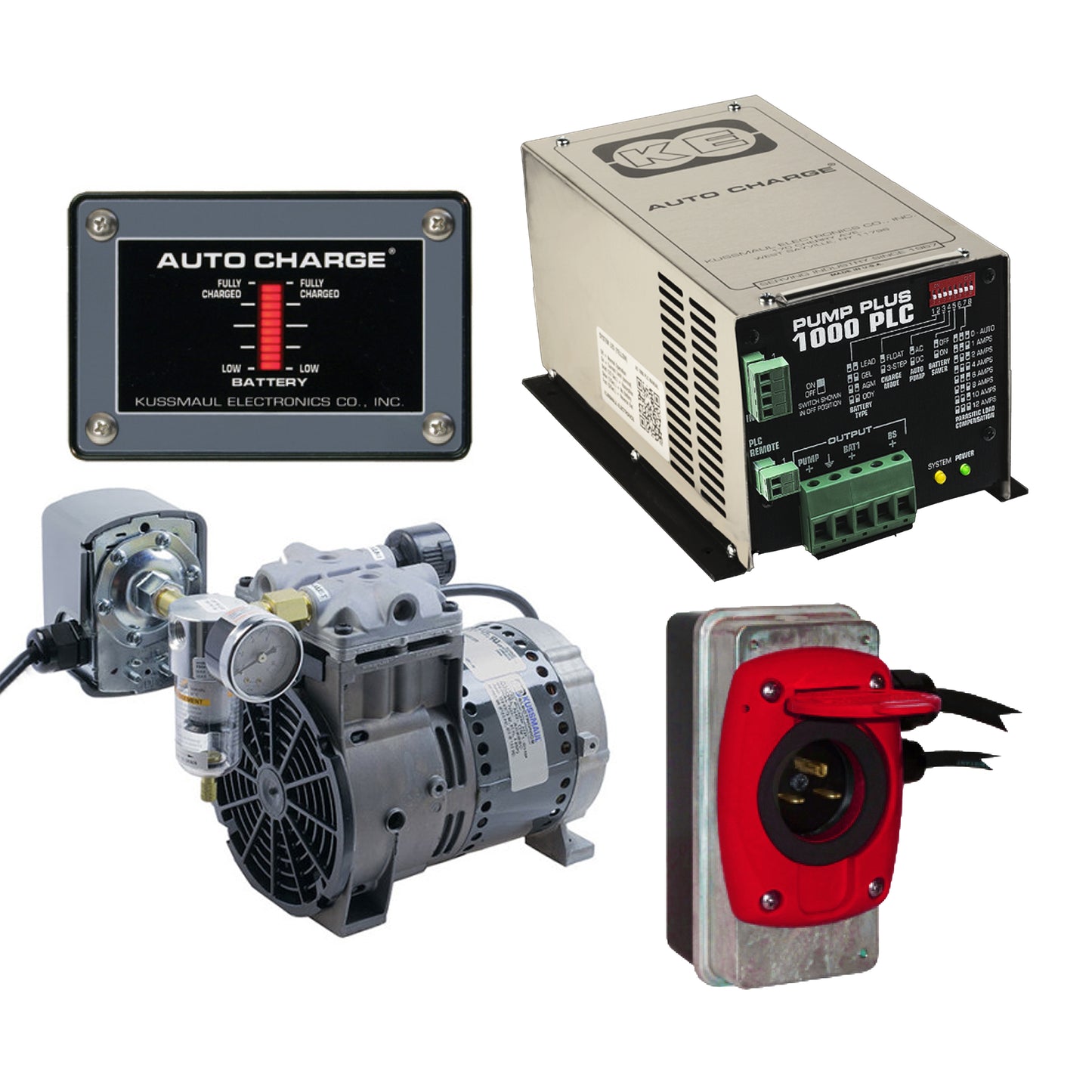 Kussmaul Charger Auto Pump AC & Auto Eject Kits