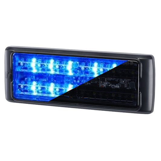 Federal Signal MicroPulse 12 Red/Blue/White-Smoked Lens