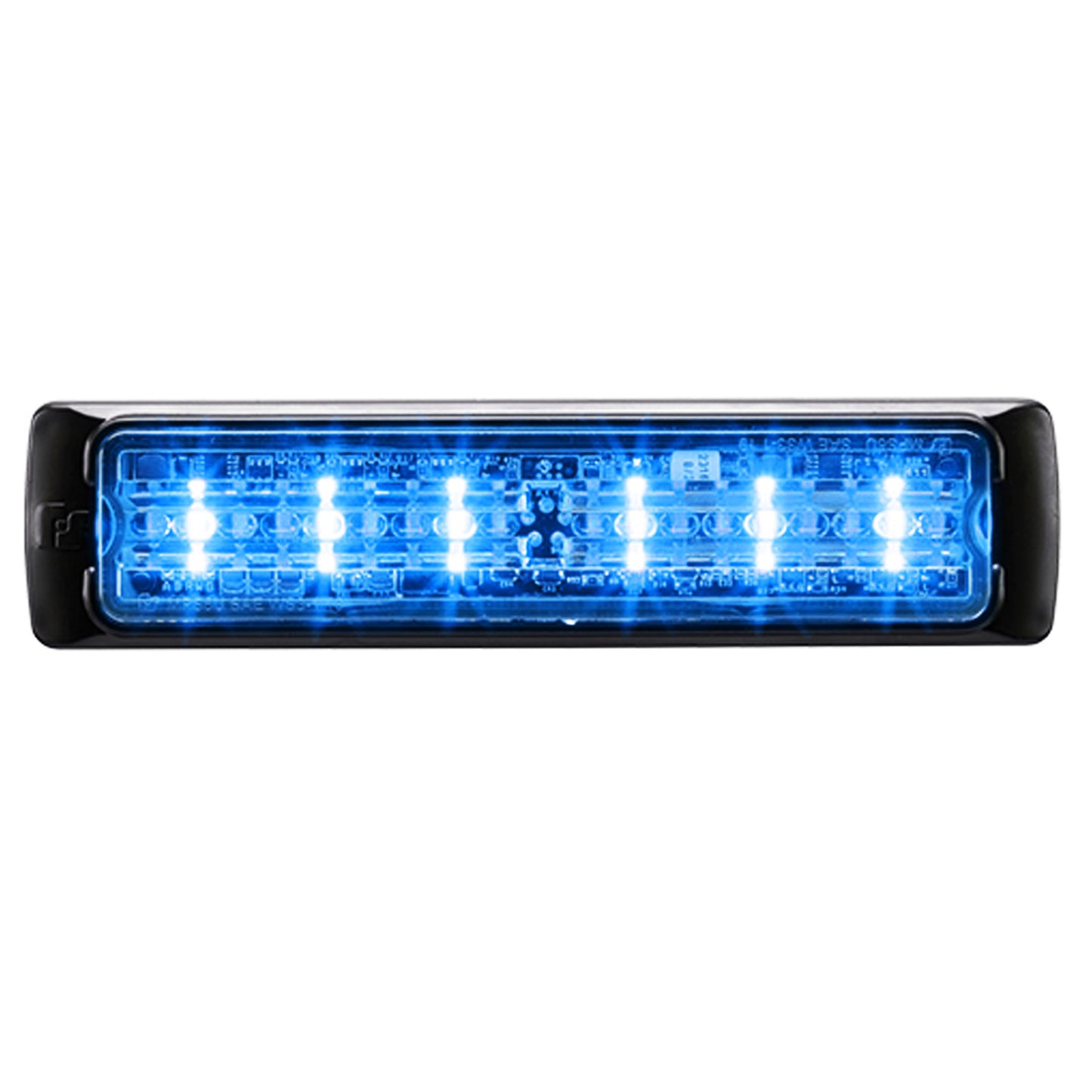 Federal Signal blue rectangular 6 LED warning light