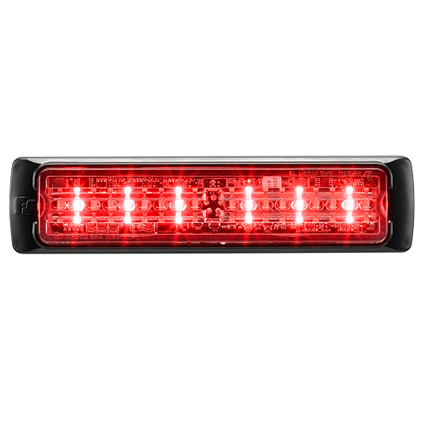 Federal Signal red rectangular 6 LED warning light