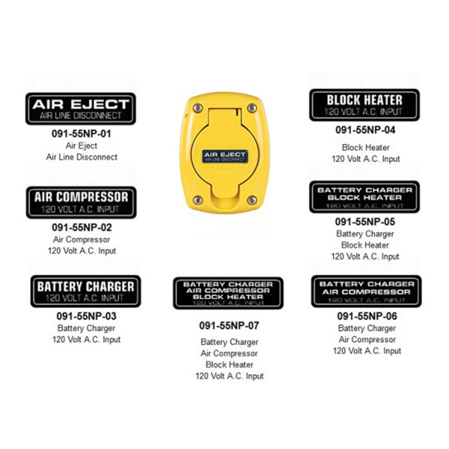 Kussmaul Cord Eject Systems Nameplates