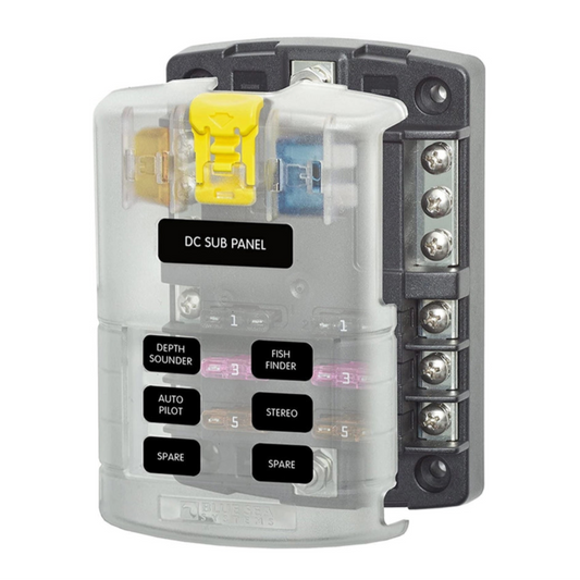 ST Blade Compact Fuse Blocks - 6 Circuits