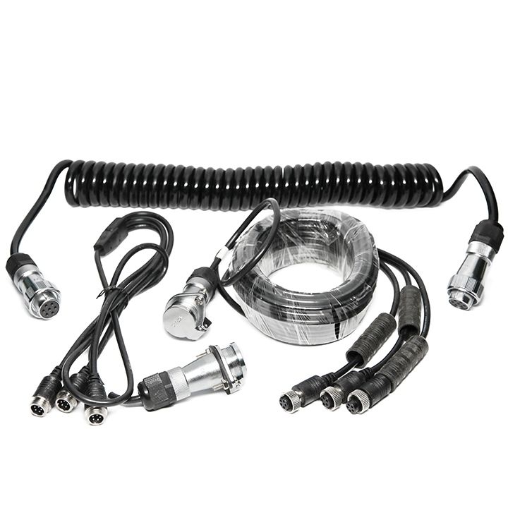 Rear View Safety Backup Camera System with Side Cameras and Multi-Camera Quick Connect Kit 3