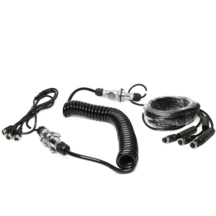 Rear View Safety Backup Camera System with Side Cameras and Multi-Camera Quick Connect Kit 4