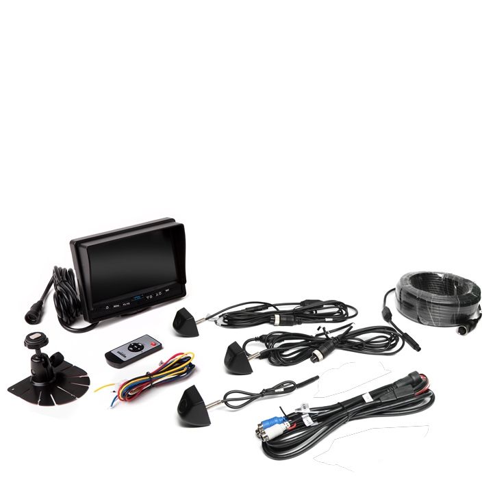 Rear View Safety Backup Camera System | Three Camera Setup with MV1 Cameras 2