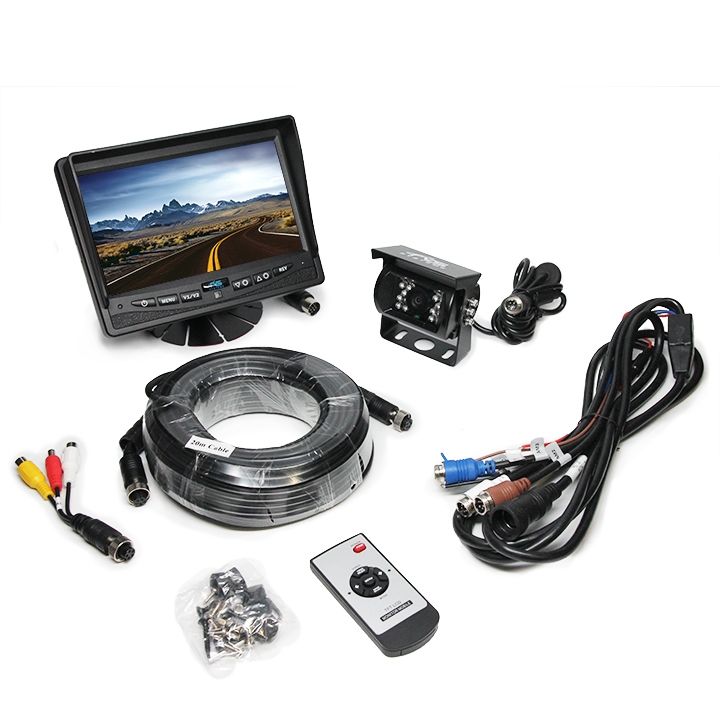 Rear View Safety Backup Camera System with Integrated Rear Sensors 2