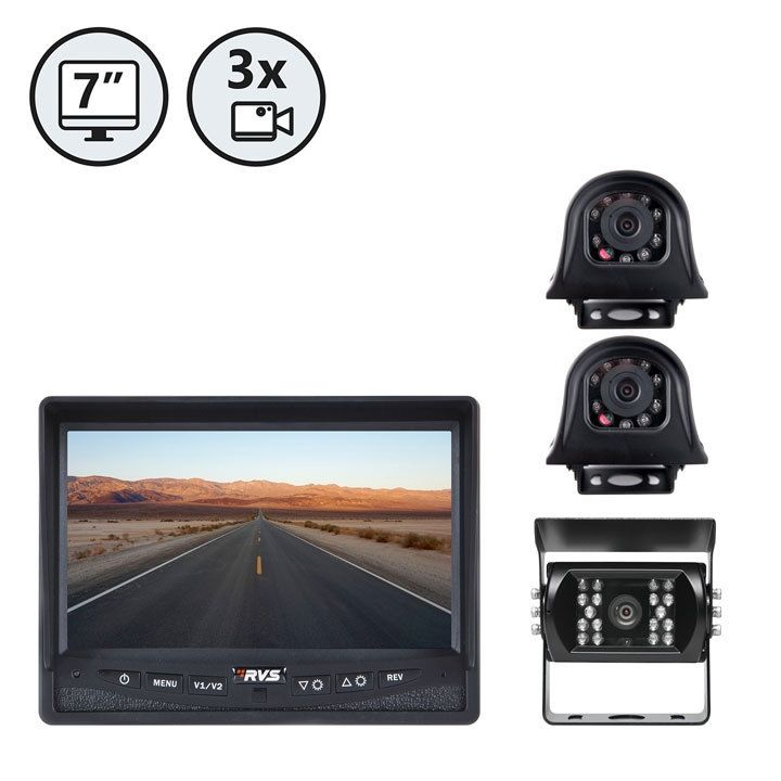 Rear View Safety FHD Backup Camera System with Side Cameras