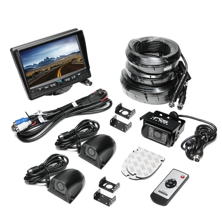 Rear View Safety FHD Backup Camera System with Side Cameras 2