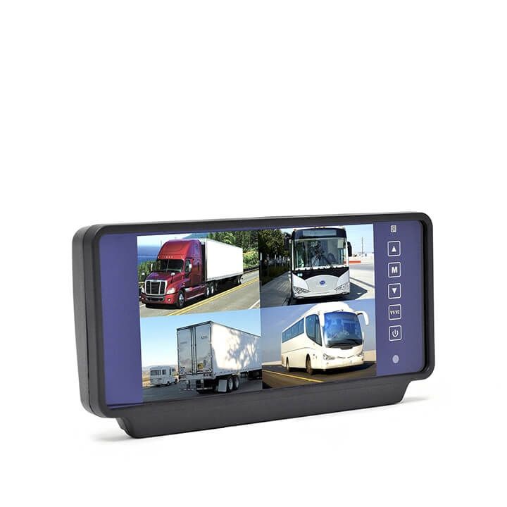 Rear View Safety Backup Camera System For Tractor-Trailer with Integrated Sensors | 4 Camera Setup 2