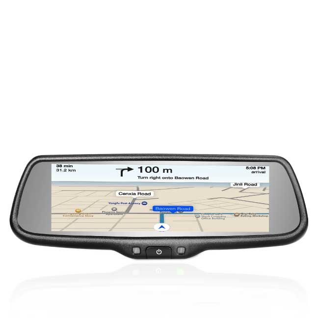 Rear View Safety G-SERIES Rear View Replacement Mirror Monitor with 7.3" MirrorLink Display 2