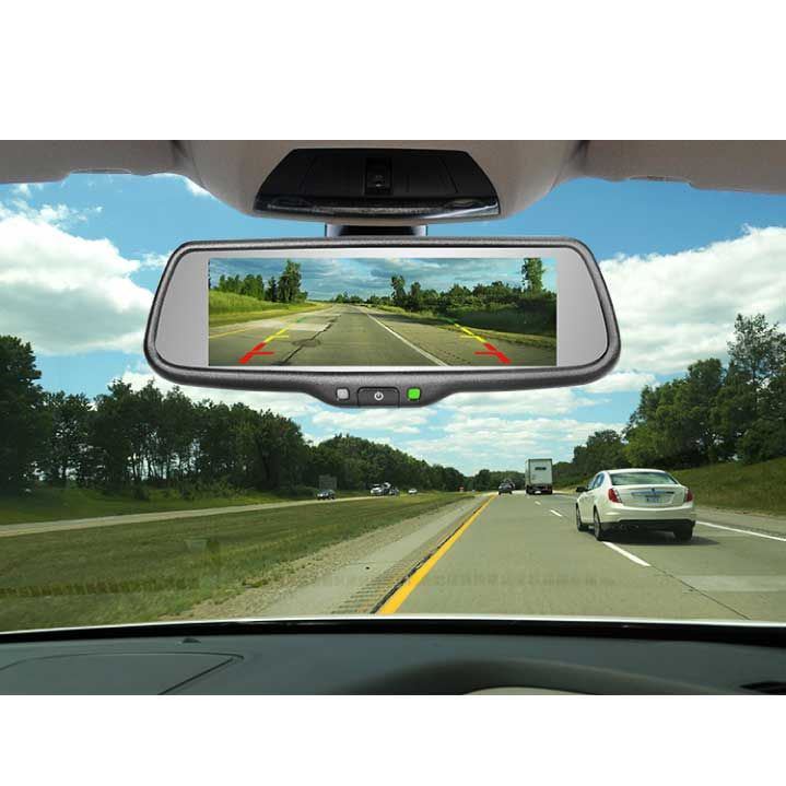 Rear View Safety G-SERIES Rear View Replacement Mirror Monitor with 7.3" MirrorLink Display 4