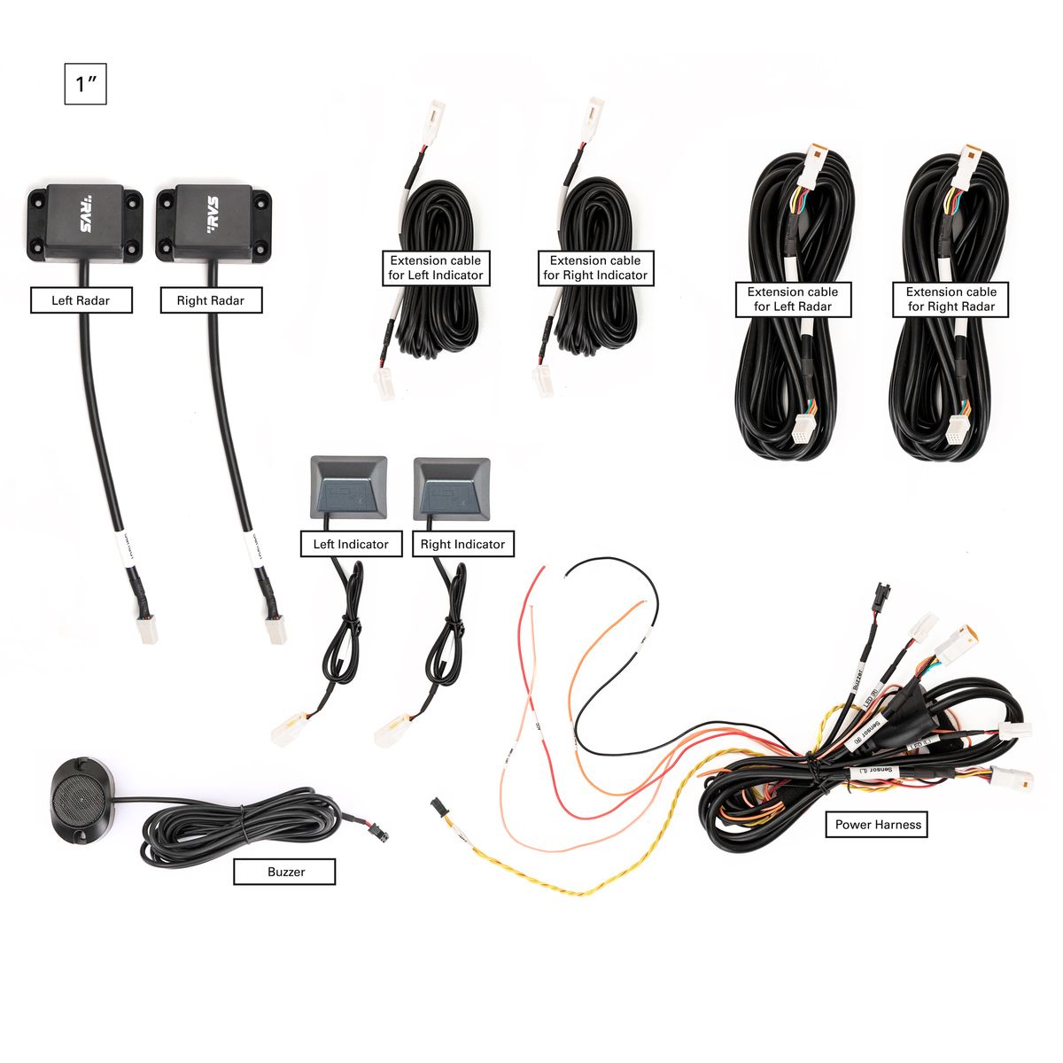 Rear View Safety RADAR BLIND SPOT DETECTION SYSTEM- 77GHZ 3