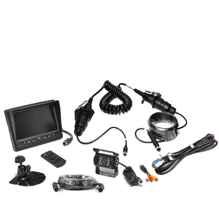 Rear View Safety Backup Camera System With Trailer Tow Quick Connect Kit 6