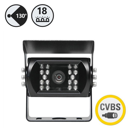 Rear View Safety 130° Backup Camera with 18 infrared illuminators